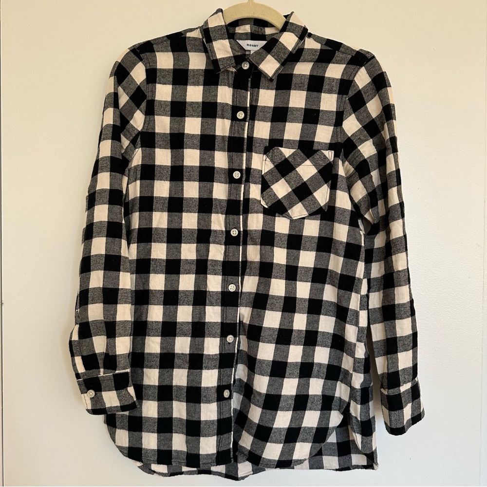 Old Navy Classic Flannel Plaid Shirt